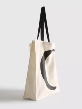 Initial tote bag