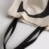 Initial tote bag