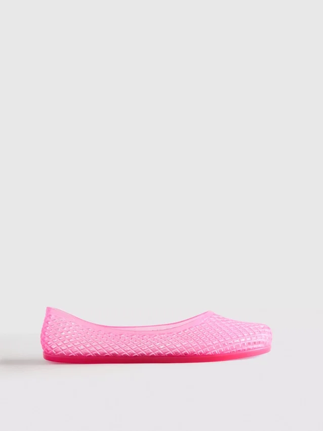 Jelly ballet flats