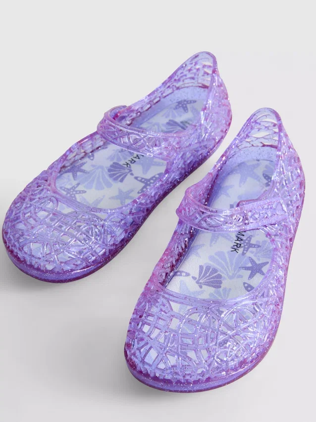 Jelly ballet flats