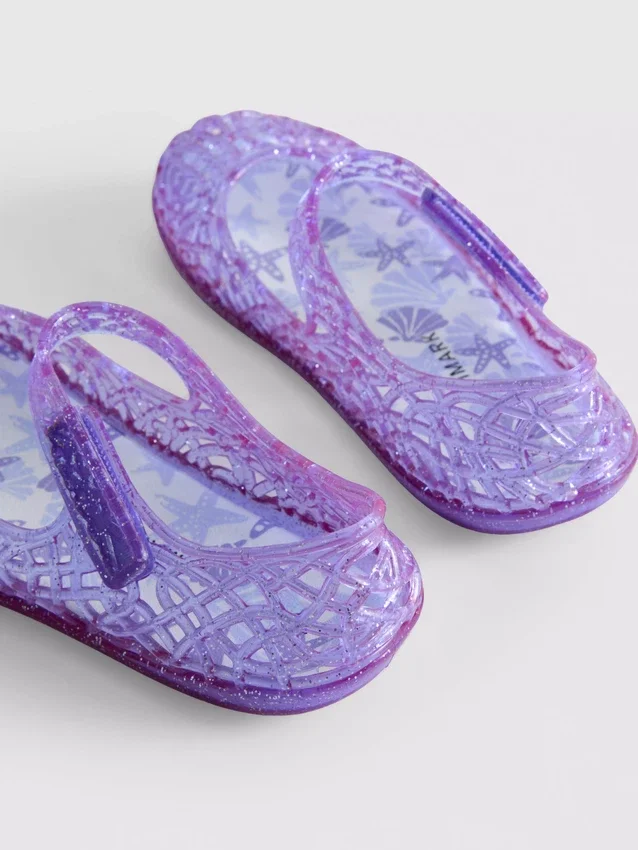 Jelly ballet flats