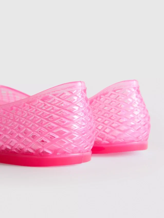 Jelly ballet flats