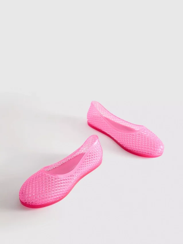 Jelly ballet flats
