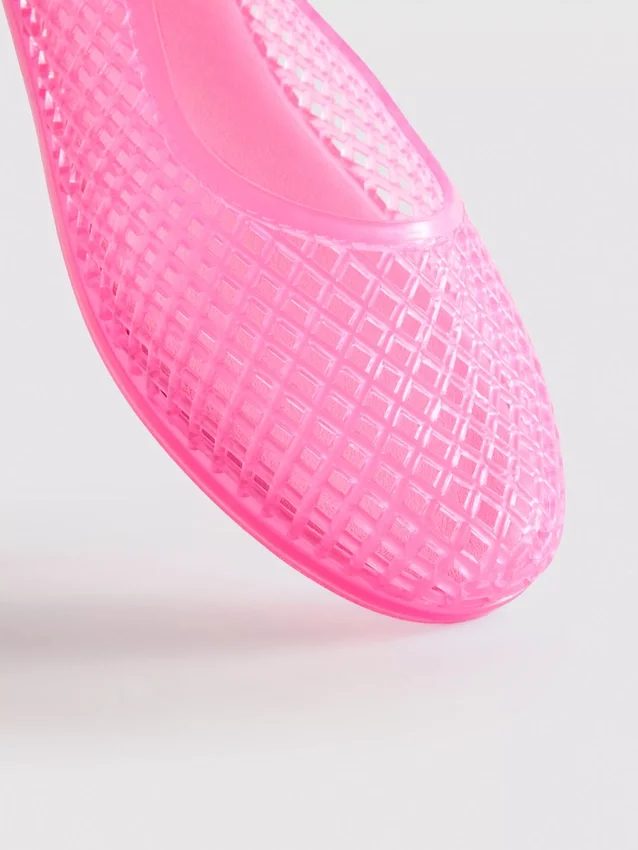 Jelly ballet flats