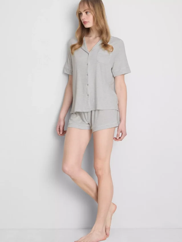 Jersey boyfriend short pajama set