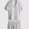 Jersey boyfriend short pajama set