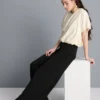 Jersey harem pants