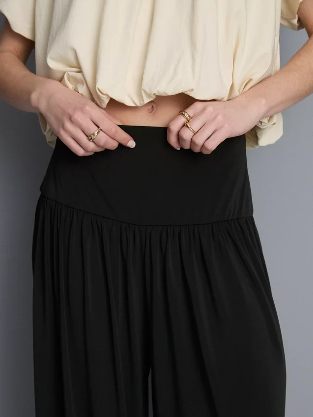 Jersey harem pants