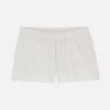 Jersey lettuce trim pajama shorts