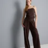 Jersey wide leg pants