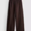 Jersey wide leg pants