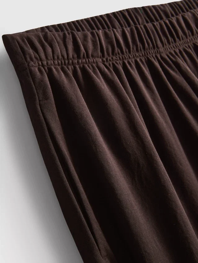 Jersey wide leg pants