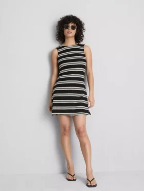 Knitted a-line mini dress