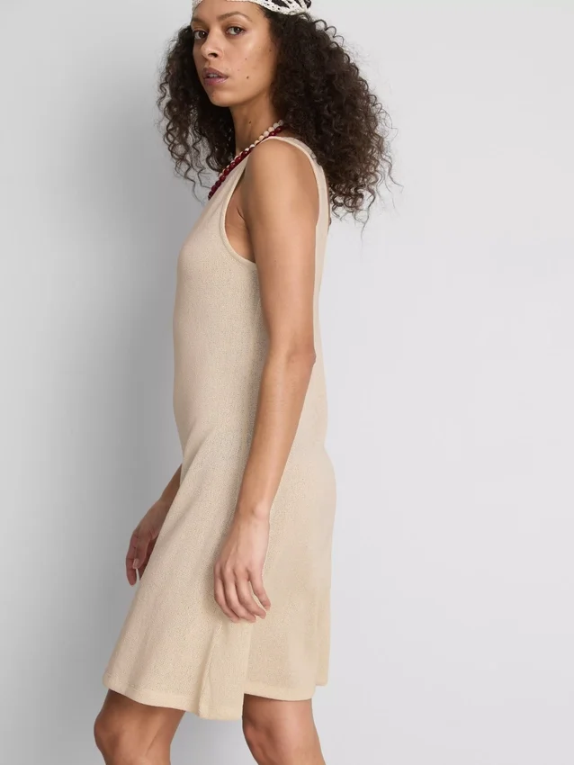 Knitted a-line mini dress