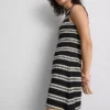 Knitted a-line mini dress