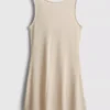 Knitted a-line mini dress