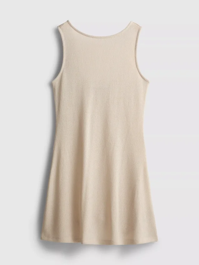 Knitted a-line mini dress