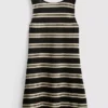 Knitted a-line mini dress