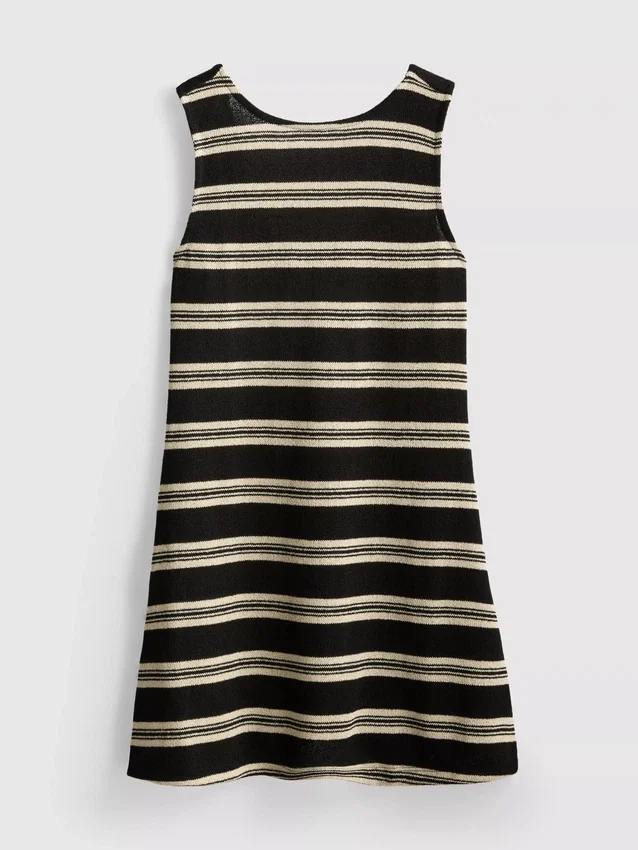 Knitted a-line mini dress