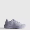 Knitted lace-up sneakers