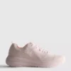 Knitted lace-up sneakers