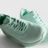 Knitted lace-up sneakers