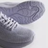 Knitted lace-up sneakers