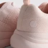 Knitted lace-up sneakers