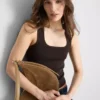 Knitted square neck tank top