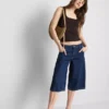 Knitted square neck tank top
