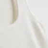 Knitted square neck tank top