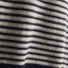 Knitted stripe halter dress