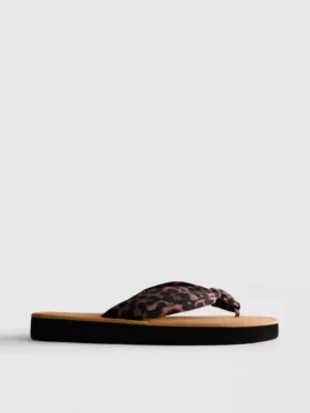 Knot-detail thong sandals