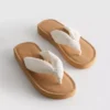 Knot-detail thong sandals