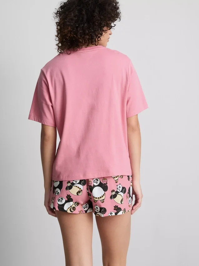 Kung fu panda character shorty pajamas