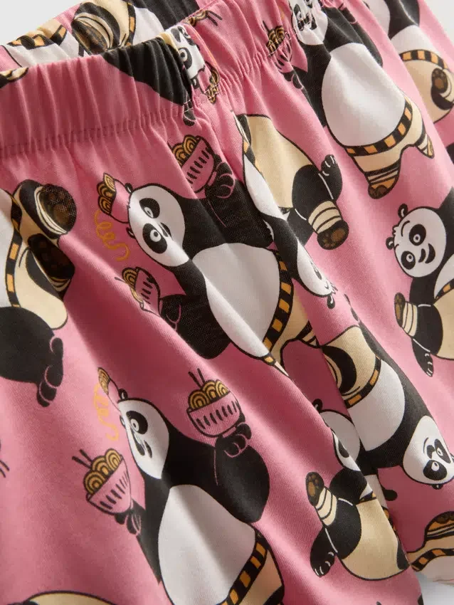 Kung fu panda character shorty pajamas