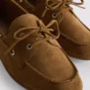 Lace-detail boat shoes