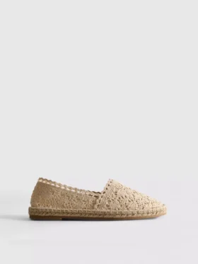 Lace espadrilles