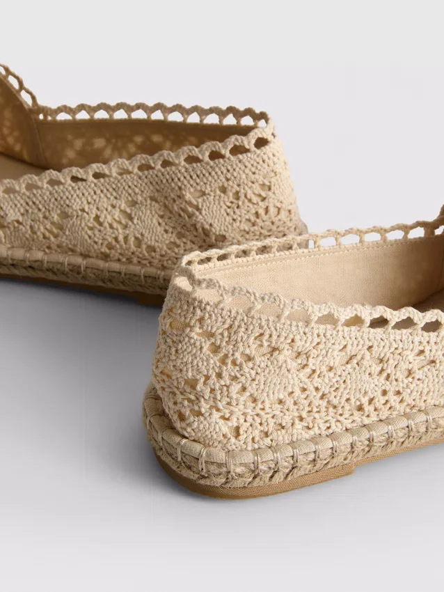 Lace espadrilles