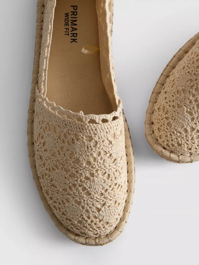 Lace espadrilles
