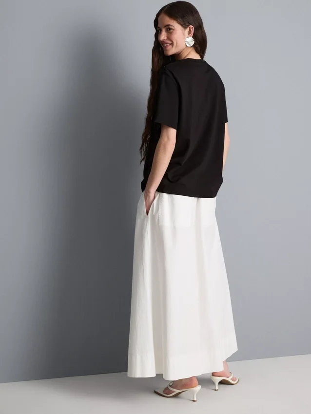 Lace insert t-shirt