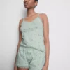 Lace trim cami pajamas