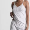 Lace trim cami pajamas