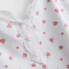 Lace trim cami pajamas