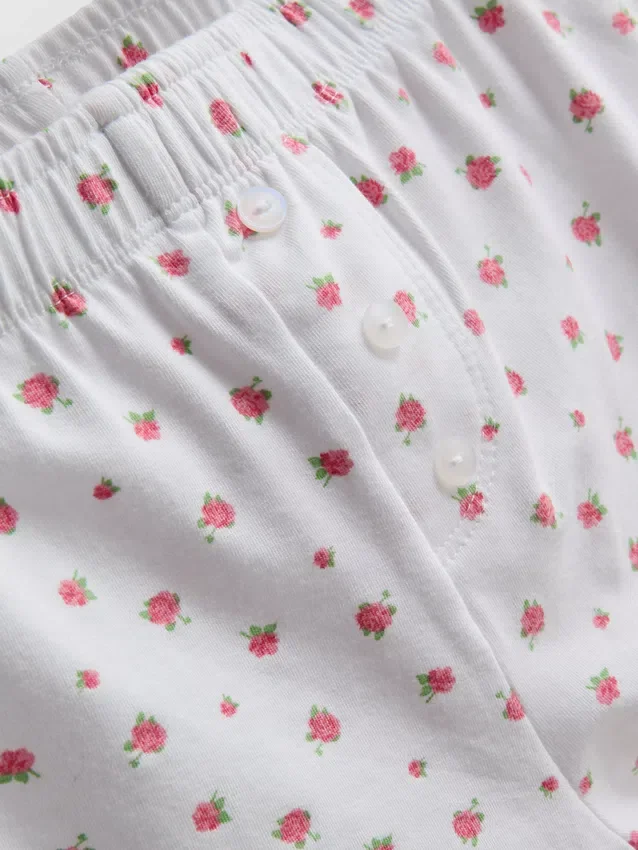 Lace trim cami pajamas