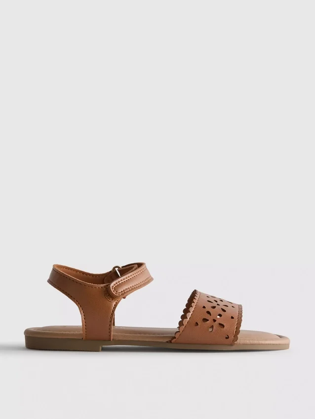 Laser cut sandals