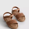 Laser cut sandals