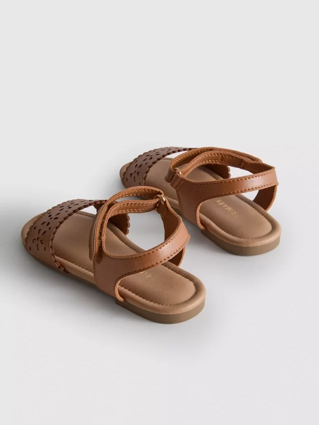 Laser cut sandals