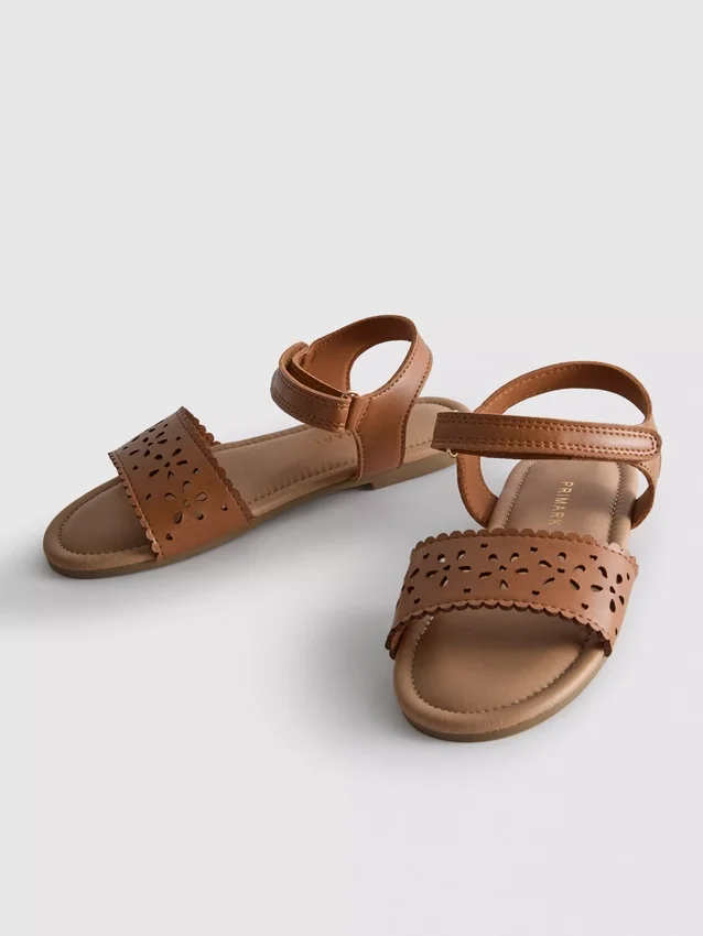 Laser cut sandals