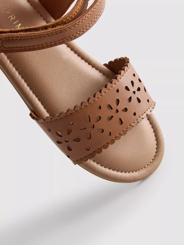 Laser cut sandals